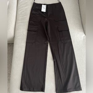 NWOT - Satin finish Zara cargo pants